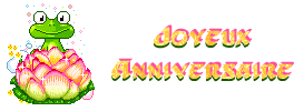 joyeux anniversaire grenouille